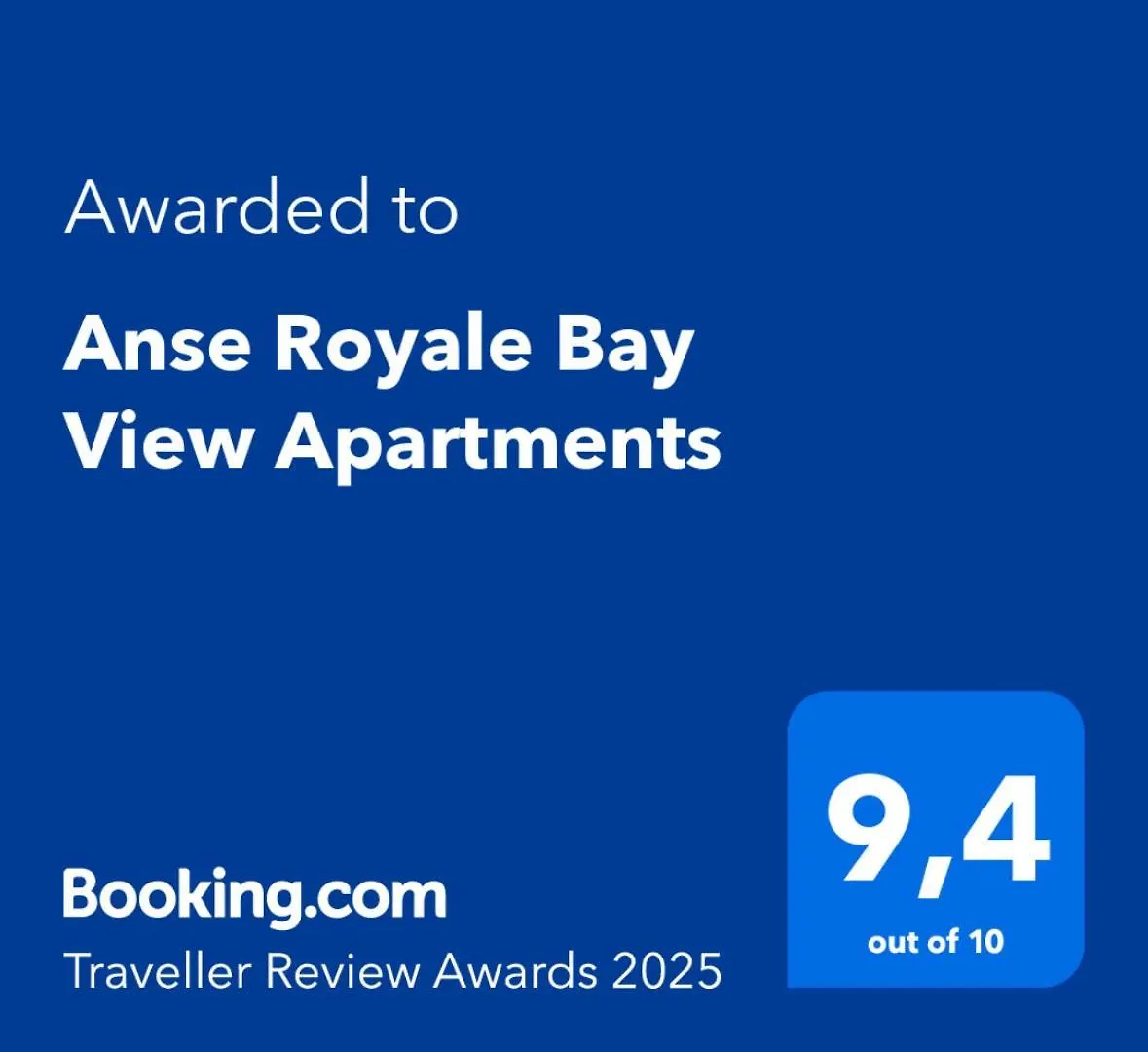 Anse Royale Bay View Apartments
